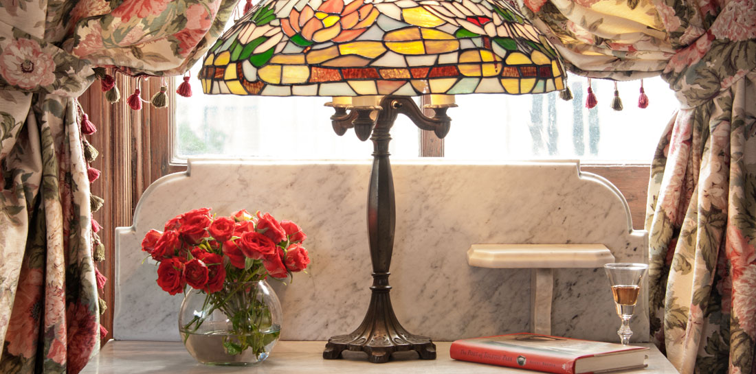 lamp in a room in New Orleans
