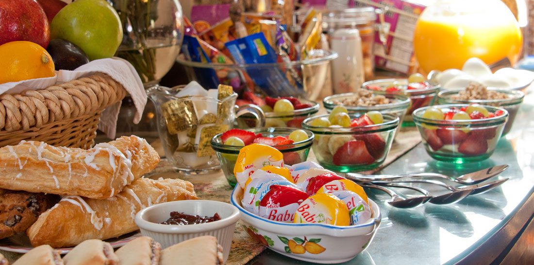 Breakfast in a Lousiana Bed and Breakfast